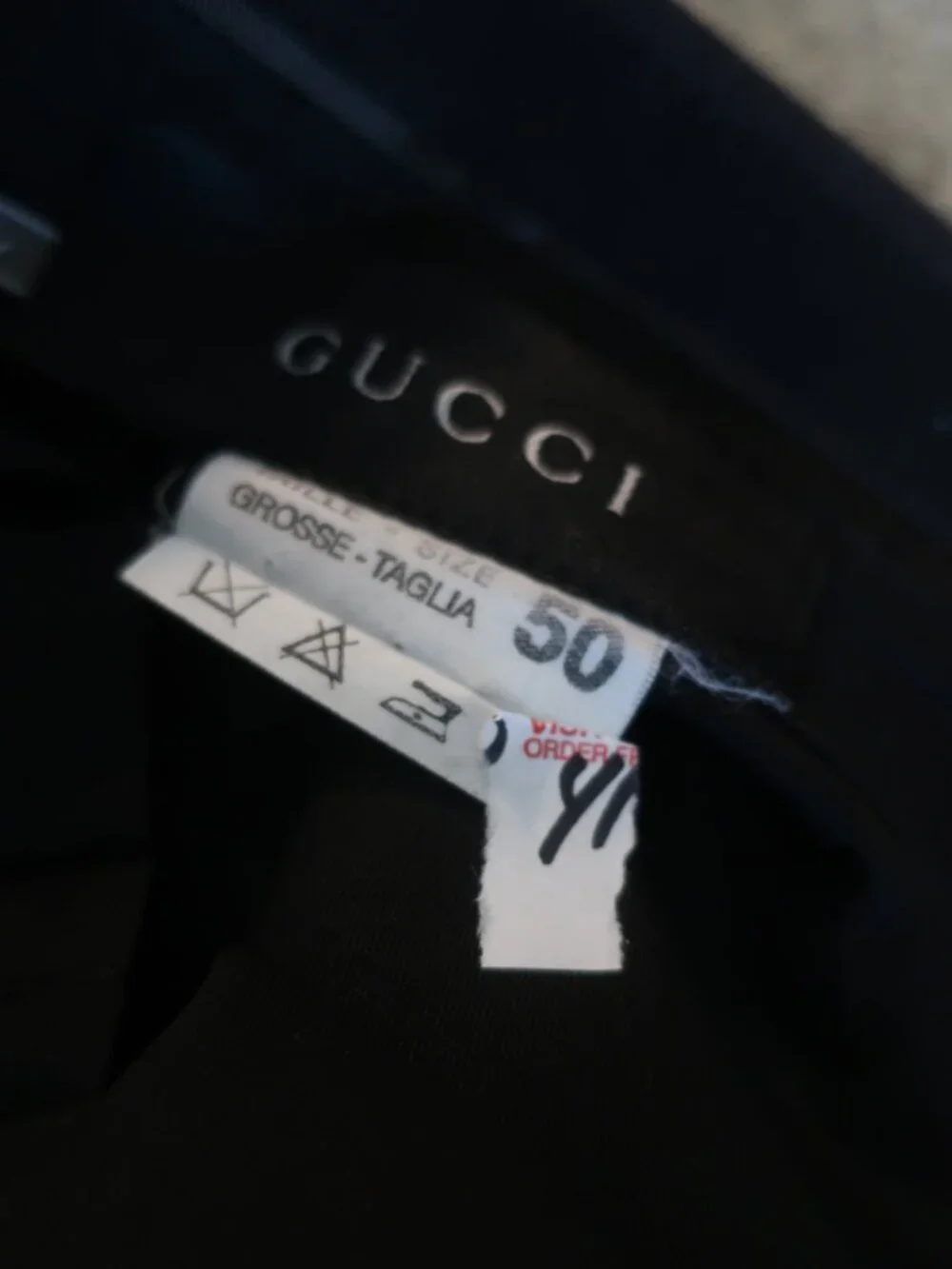 Gucci Men's Dark Brown Tailored Dress Pants